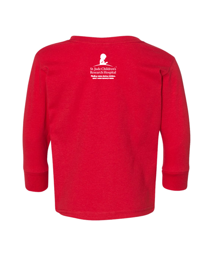 Primary image St. Jude HOPE Youth Long Sleeve Tee or Coverall - Red